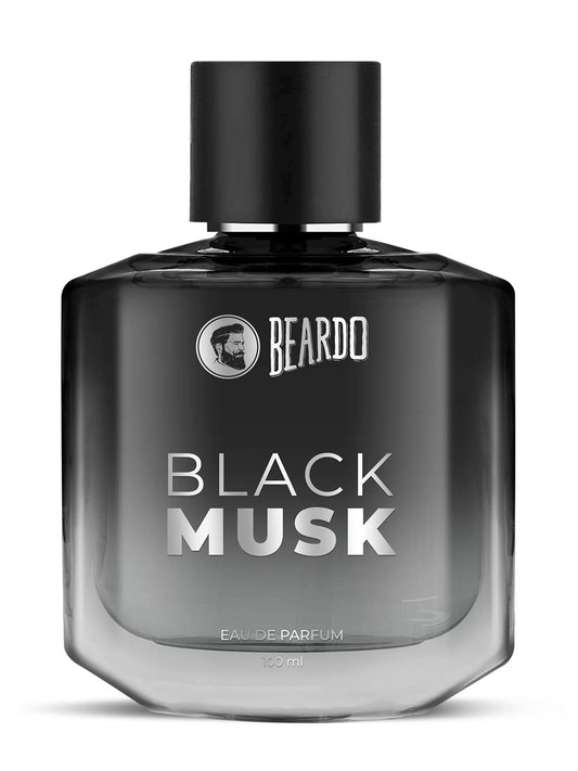 Beardo Black Musk Eau De Parfum Perfume for Men, 100ml | Musky, Woody Perfume for Men Long Lasting | Gift for men | Best Date night fragrance | Mens Perfume | Gift For Brother | Gift For Friends