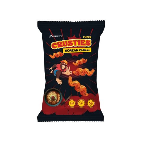 Cornitos Crusties Korean Chilli Puffs - 62G
