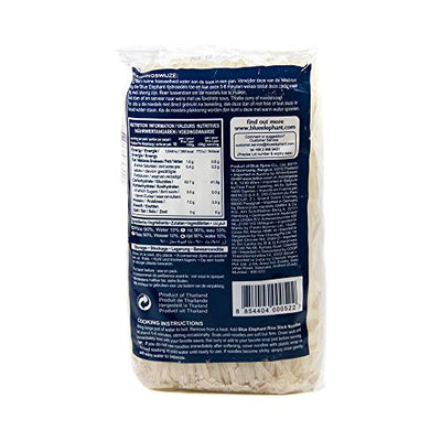 2x BLUE ELEPHANT Thai Pad Rice Noodles, 500G each (Pack Of 2)