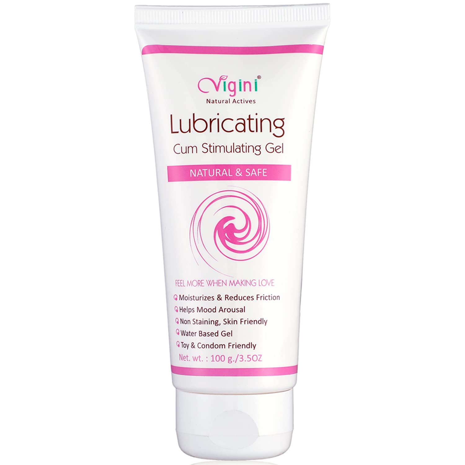 Vigini Luber Lubricants Lubrication Massage Water Based Gel Female Women 100gm