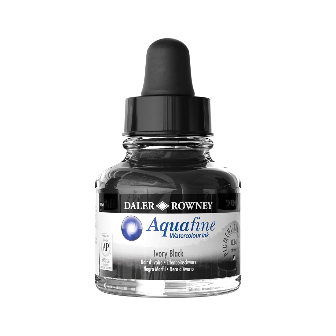 Daler-Rowney Aquafine Watercolour Ink Glass Bottle