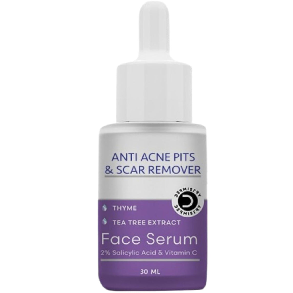 Dermistry 2% Salicylic Acid Niacinamide Anti Acne Face Serum For Pimples Blemishes Oily Acne Prone Skin-30ml
