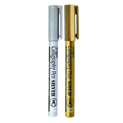 Artline 2.5Mm Metallic Ink Calligraphy Pen