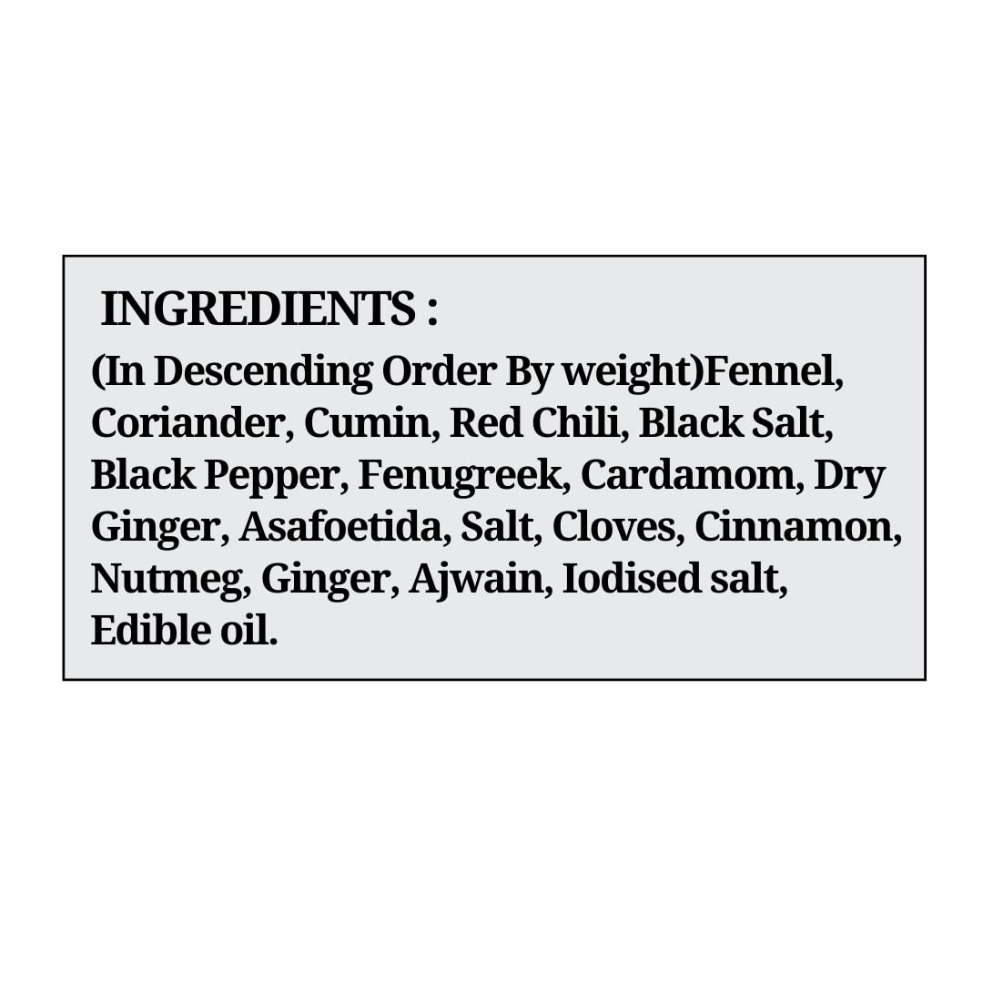 365 SPICERY JAIN Vada Masala | Authentic Blend of Coriander Seeds, Sesame Seeds, Chilli, Turmeric, Cumin Seeds, and More -100 gm, Pouch