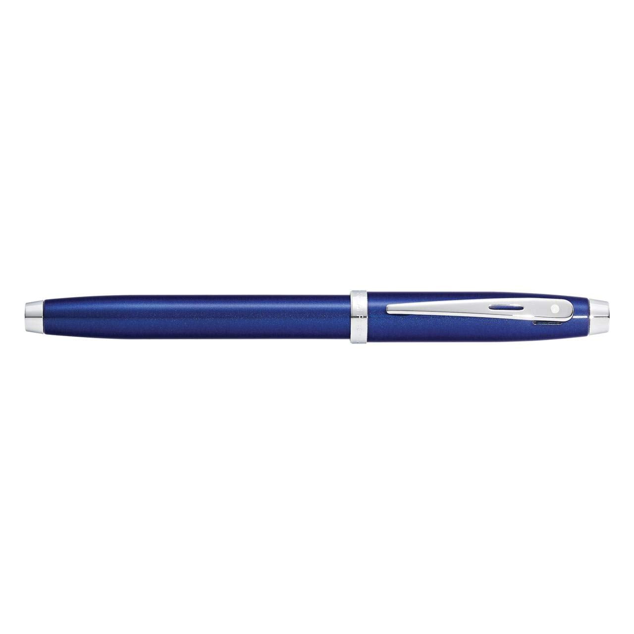Sheaffer Gift 100 Glossy Blue Fountain pen with Chrome Plated Trim | Fountain Pen Medium Nib | Pen Set for Gift