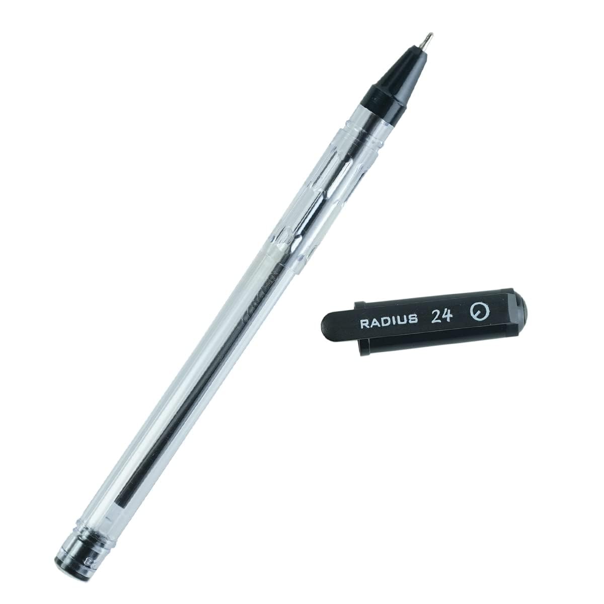 Radius 24, 0.7mm Ball Pen -  Black Ink, Pack of 10