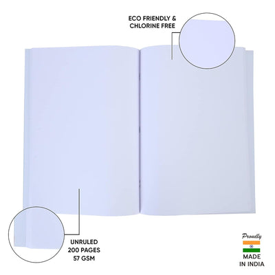 Doms Flying Machine Series Notebook - A4 - Unruled