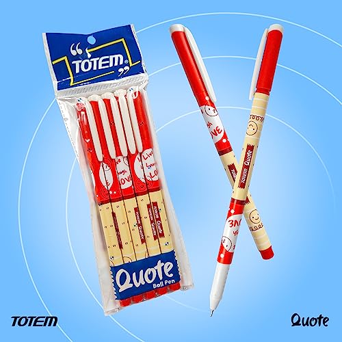 Totem Quote Pens 30 Pcs Red