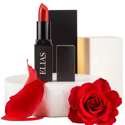 ELIAS Long Wear Long Lasting Full Coverage Enriched High Pigmentation Lip Hydrating Lipstick Red