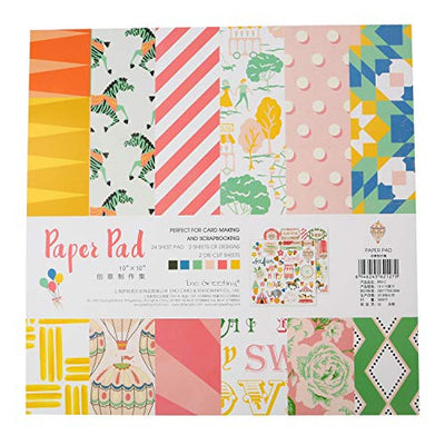 Eno Greeting Pattern Paper Book 10"X10" Design 12