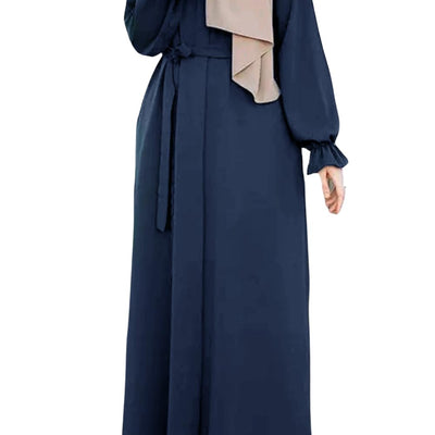BURAQUE DESIGNER Abaya Burqa Dress's for Women Stitched Burkha | Casual Wear Abaya Burqa | (B05-Blue-Burkha)