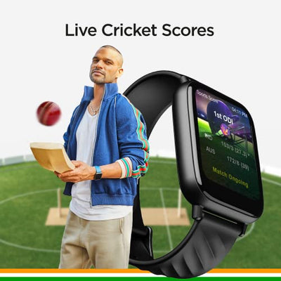 boAt Wave Prime47 Smart Watch with 1.69" HD Display, 700+ Active Modes, ASAP Charge, Live Cricket Scores, Crest App Health Ecosystem, HR & SpO2 Monitoring(Matte Black)