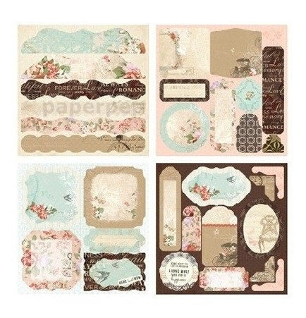 Eno Greeting Pattern Paper Book 7" X 7" Romantic B