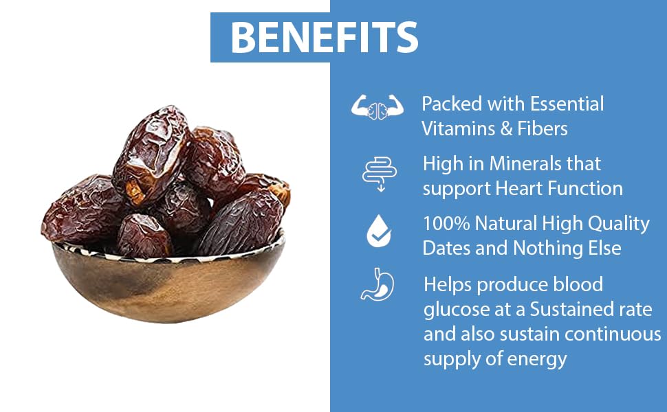 PFC Premium Large Fresh Medjool Date 1 Kg, Pack of 1