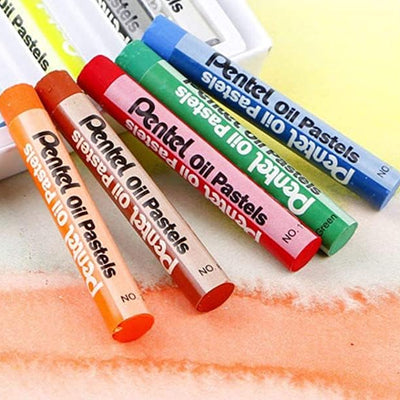 Pentel PHN25 Water Proof Oil Pastel - Multicolour Set of 25