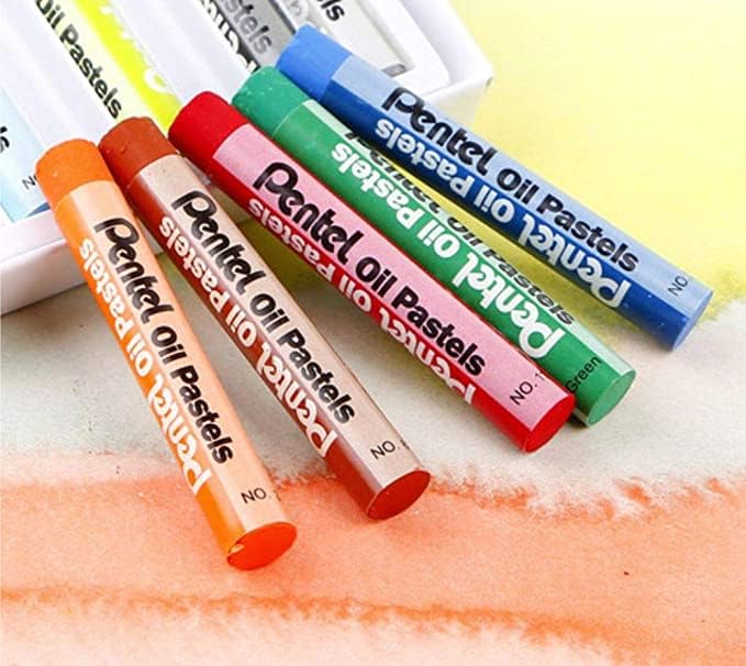 Pentel PHN25 Water Proof Oil Pastel - Multicolour Set of 25