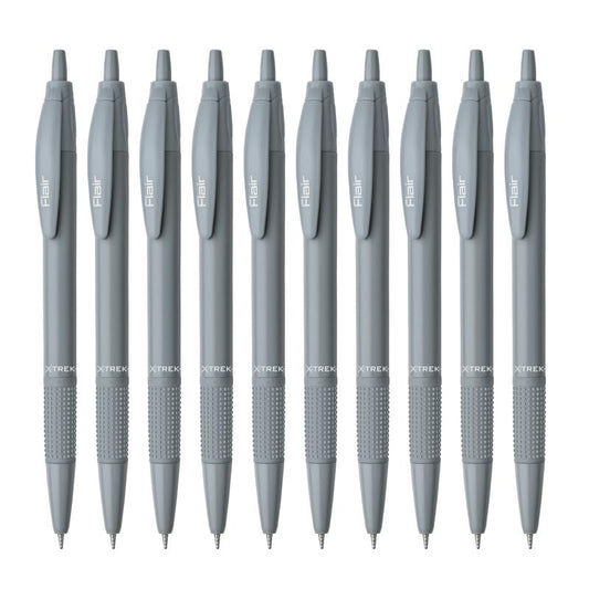 FLAIR X-Trek Retractable Mechanism 0.7mm Ball Pen with Extra Large Ink Tank Refill