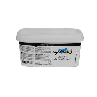 Daler Rowney System3 Acrylic Colour Medium Gesso Primer
