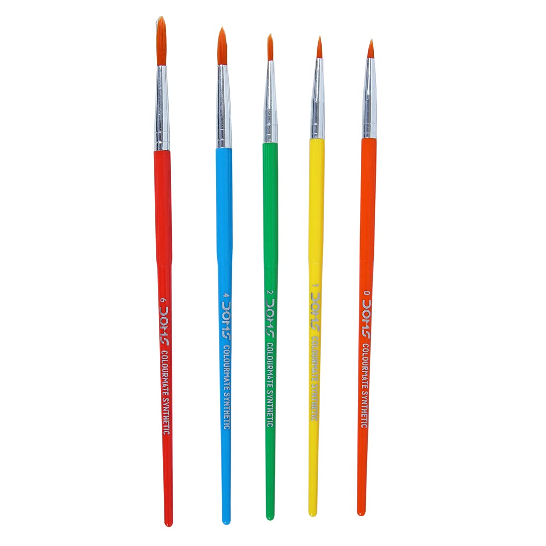 Doms Colourmate Synthetic Paint Brush Set