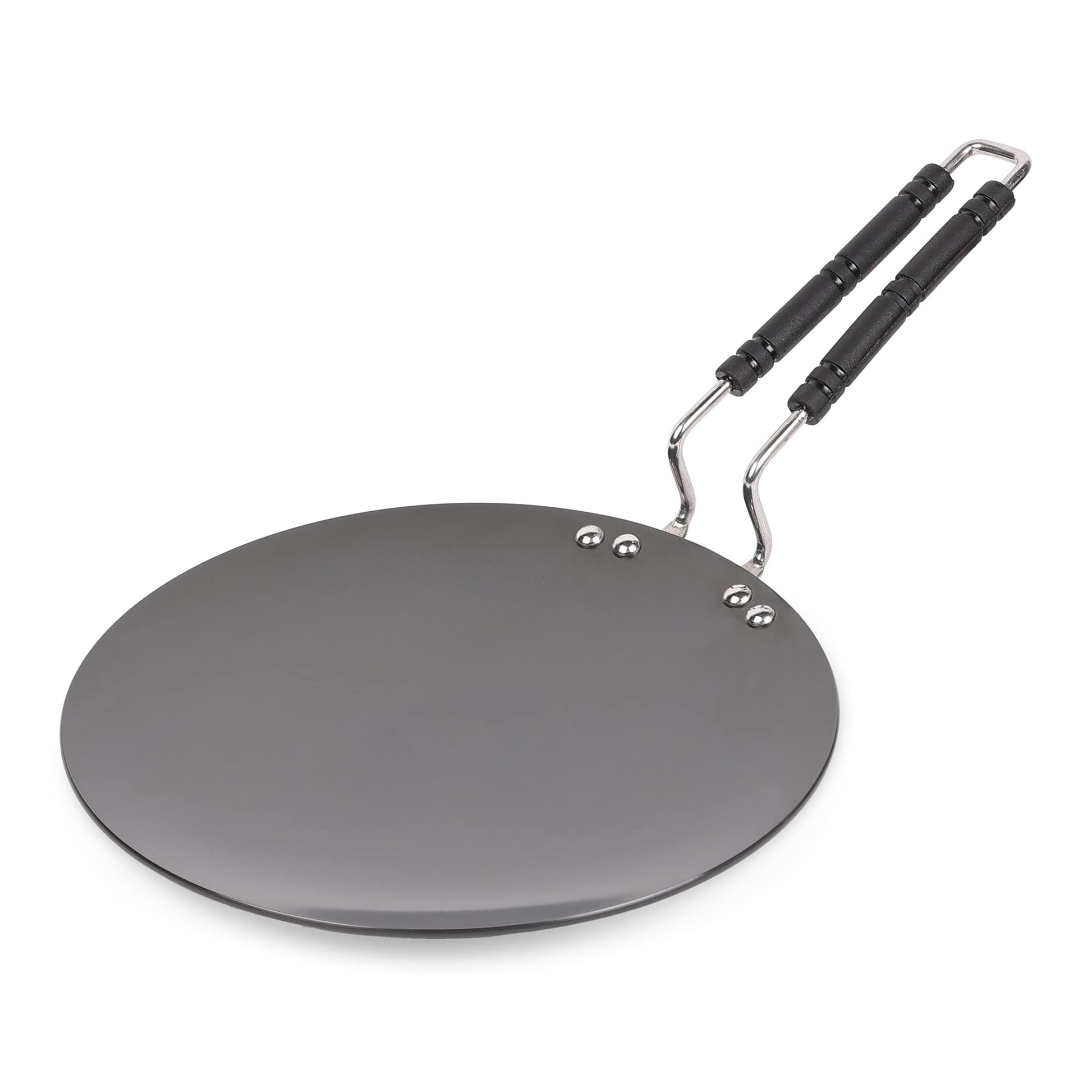 Cello Hard Anodized Aluminium Concave/Paratha/Roti Tawa (28cm), Black (3MM Thickness)