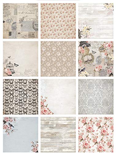 Eno Greeting Pattern Paper Book 10"X10" Design 6