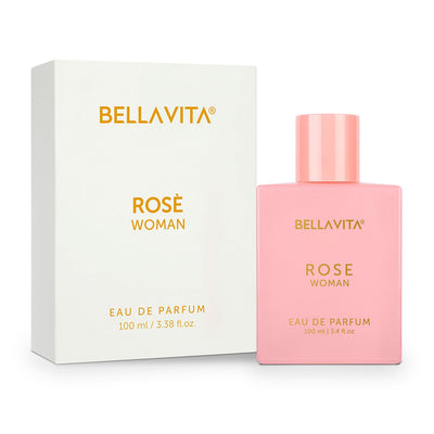 Bella Vita Luxury Rose Woman Eau De Parfum Perfume for Women with Black Currant, Vanilla, Jasmine|Floral & Sweet EDP Long Lasting Fragrance Scent 100 ML