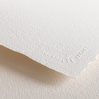 Arches Watercolour 640 GSM Cold Pressed Natural White 101.6 x 152.4 cm Paper Sheets, 5 Sheets