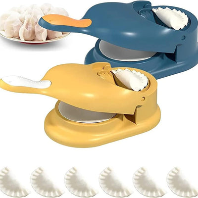 ARDALENA 2-in-1 Dumpling Maker Machine – Manual Dough Press Mould for Perfect Homemade Dumplings (Multicolor)