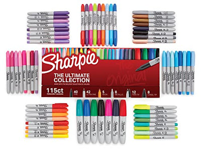 Sharpie Permanent Marker, Ultimate Pack, Assorted, 115 Markers