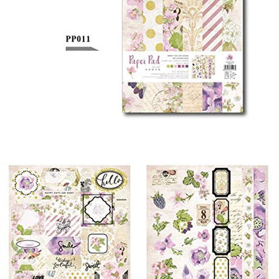 Eno Greeting Pattern Paper Book 10"X10" Design 11