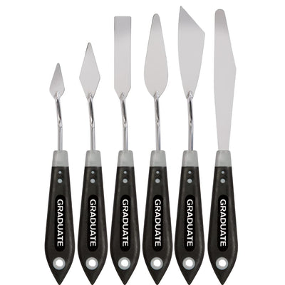 Daler-Rowney Graduate Palette Knife Zip Case Set (6Pcs)