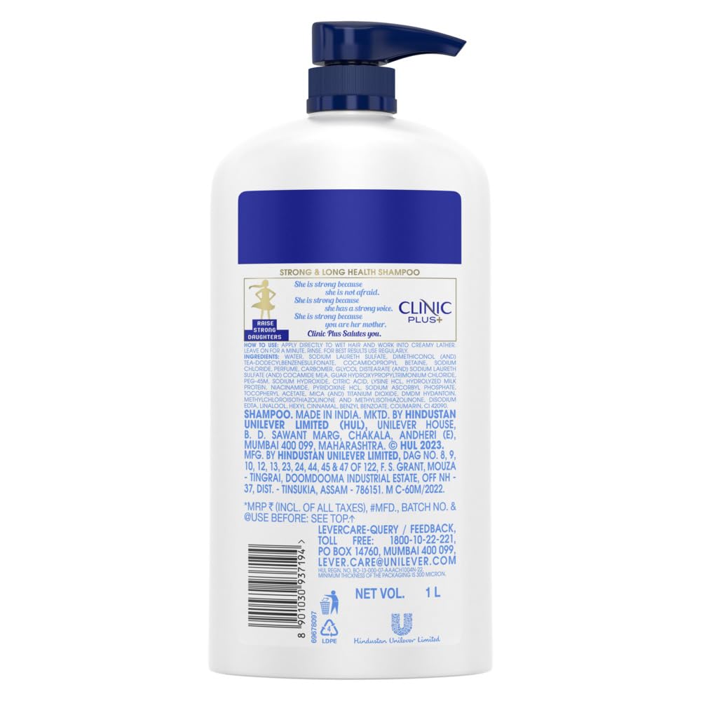 Clinic Plus Strong & Long Shampoo 1 L (1000ml)