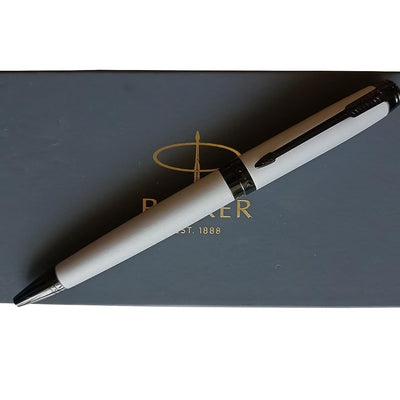 Parker Ambient Dark Grey Black Metal Trim Ball Pen