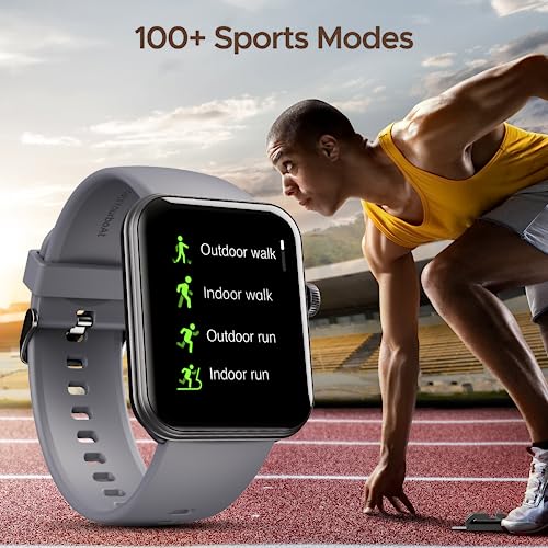 boAt Xtend Plus Smart Watch with 1.78" AMOLED Display, Coins, Advanced BT Calling, 100+ Sports Mode, Always On Display, HR & SP02 Monitoring & Stress Monitoring(Gunmetal Grey)