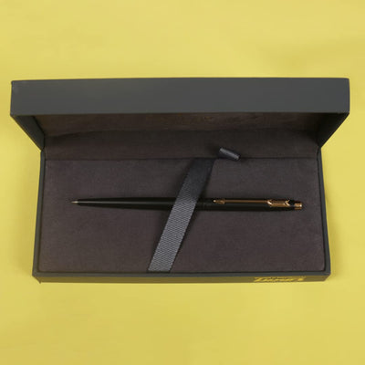 Parker Insignia Matte Black Gold Trim Ball Pen