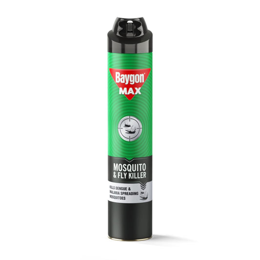 Baygon Max Mosquito and Fly Killer Spray, 625ml