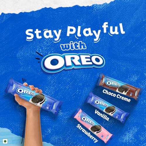 Cadbury Oreo Pokémon Vanilla Flavour Creme Sandwich Biscuit Mega Family Pack, 876.75 g