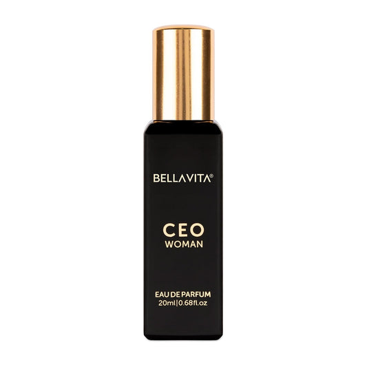 Bella Vita Luxury CEO Woman Eau De Parfum Perfume with Bergamot, Tonka & Vanilla |Premium,Long Lasting Woody & Fruity Fragrance Scent for Women, 20 ML