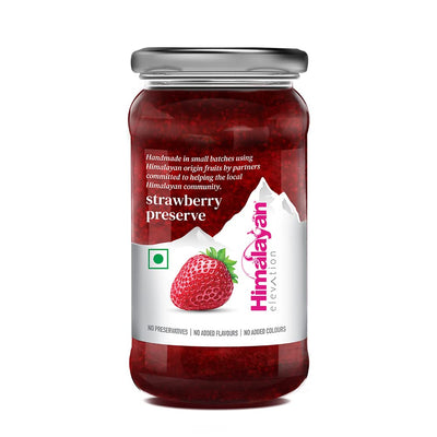 Himalayan Elevation Strawberry Preserve | No Preservatives | No Added Colours & Flavours, 240 g