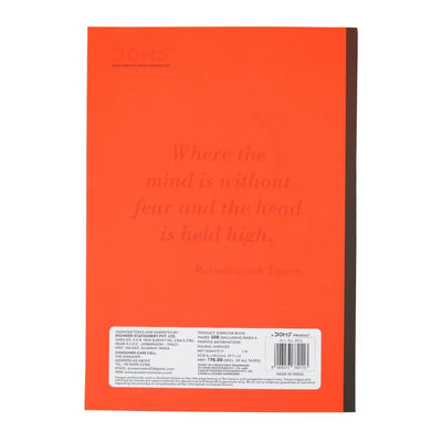 Doms Neon Series Soft Bound Notebook - Unruled