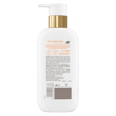 Dove Glow Recharge Serum Body Wash | 3% Brightening Serum + Vit C | Energizes & Illuminates skin | Paraben & SLS free | 300 ml