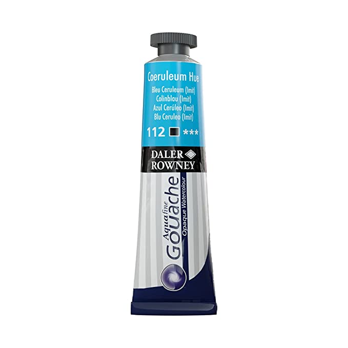 Daler-Rowney Aquafine Gouache Opaque Watercolour Metal Tube
