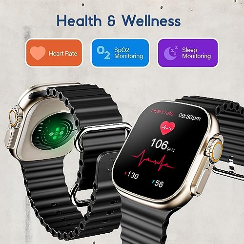 boAt Wave Elevate Smart Watch with 1.96" Display, BT Calling, Functional Crown, AI Voice Assistant, Built-in Game, HR & SPO2 Monitoring and Stress Monitoring, IP67(Active Black)