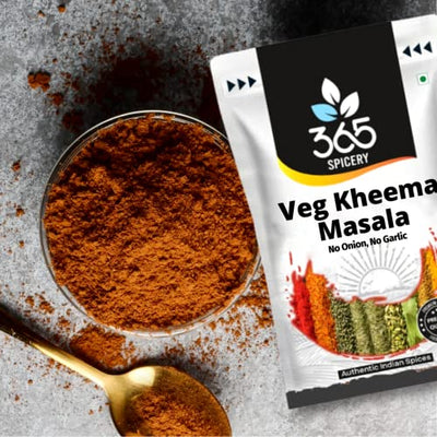 365 SPICERY JAIN Veg Kheema Masala | Authentic Jain Blend for Exquisite Flavors | 100% PURE, NO Preservatives, NO MSG - 500 gm