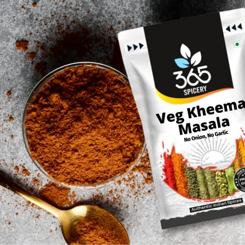 365 SPICERY JAIN Veg Kheema Masala | Authentic Jain Blend for Exquisite Flavors | 100% PURE, NO Preservatives, NO MSG - 500 gm