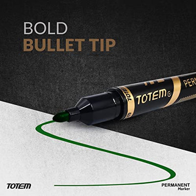TOTEM Permanent Marker | 10 Pcs Green Ink