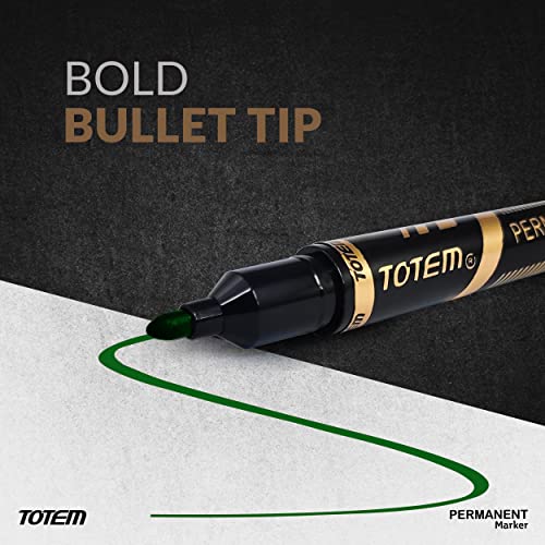 TOTEM Permanent Marker | 10 Pcs Green Ink