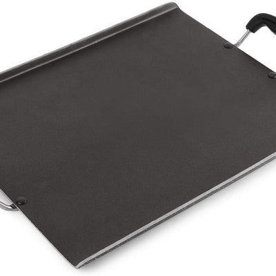 Cello Non Stick Square Patri Tawa Aluminium Hammertone | Sturdy handles & Gas Stove Base Multi-Purpose Tava | Dosa,Roti,Chapati Tawa | Black