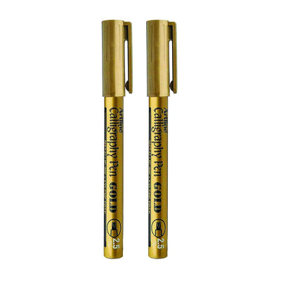 Artline 2.5Mm Metallic Ink Calligraphy Pen