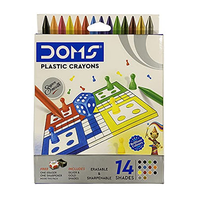 Doms Colouring Smart Kit Mega Gift Pack | Colouring Set for Kids | Best for School, College & Office | 20 Assorted Items | Colour Pencil, Wax Crayons, Sketch Pen, Drawing Book Stationery